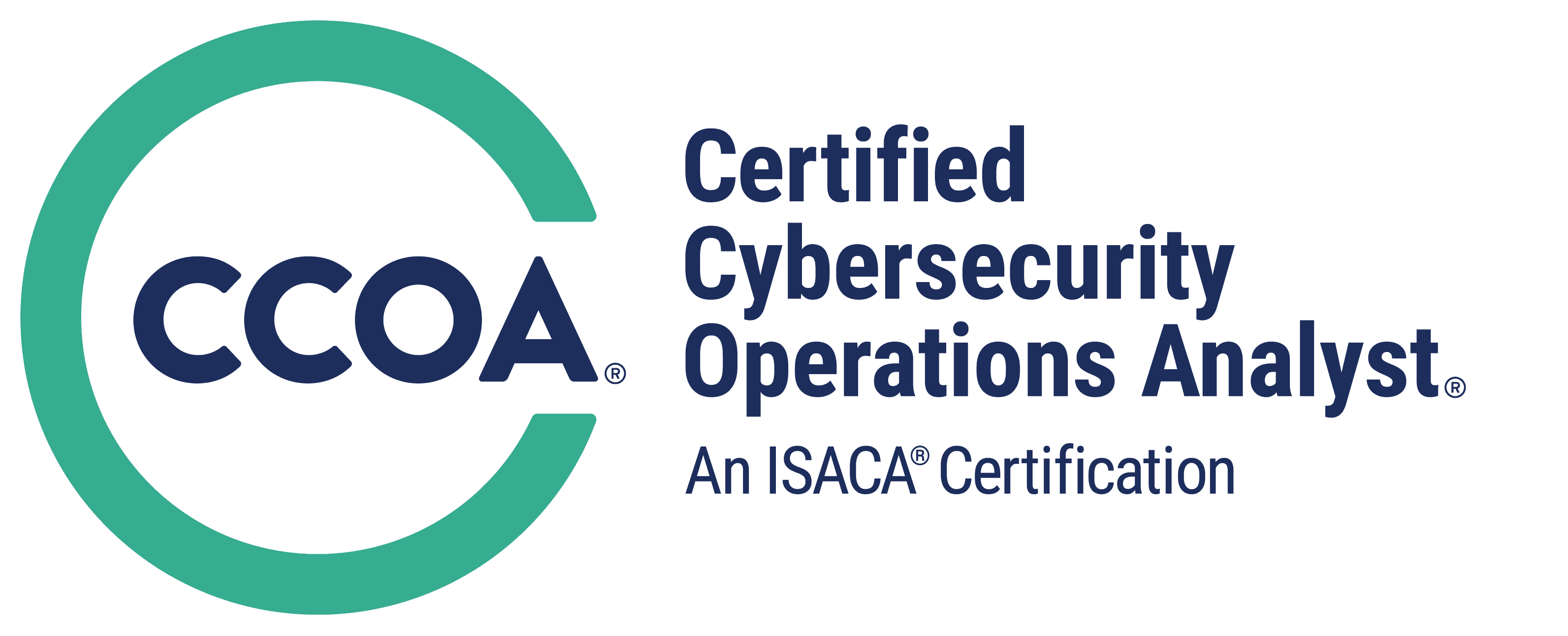 CCOA — Certified Cybersecurity Operations Analyst™, an ISACA certification